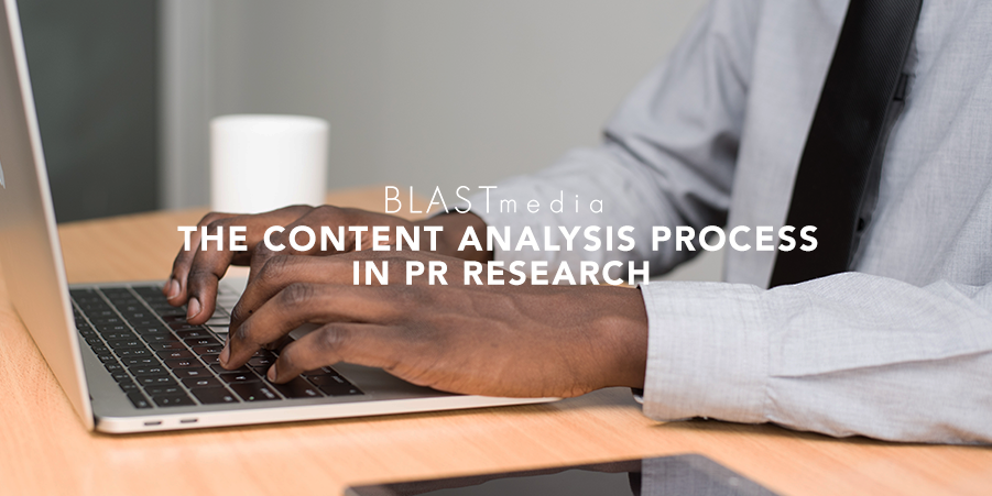 The content analysis process in pr research graphic